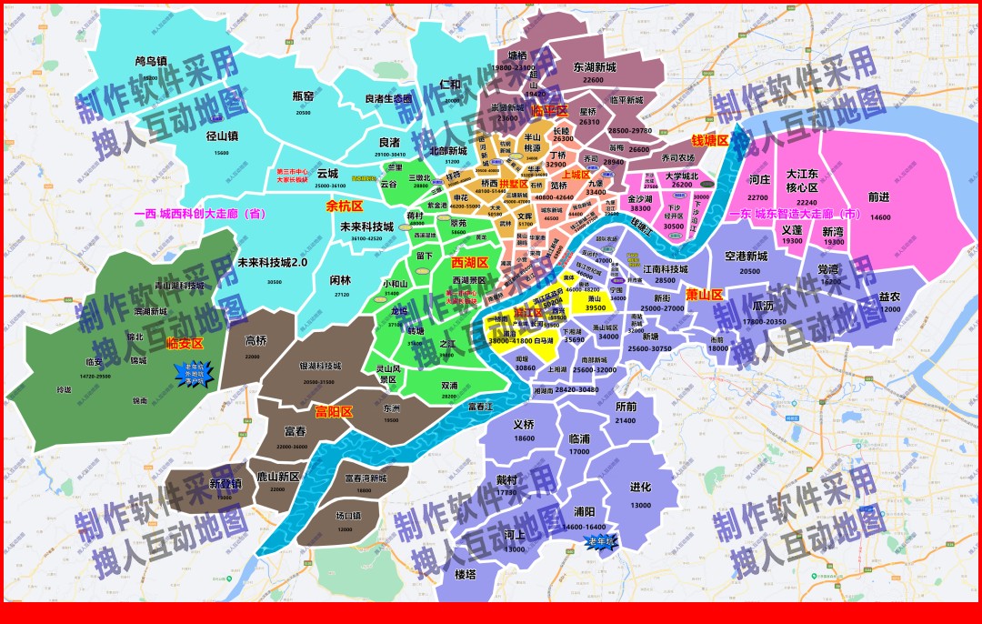 杭州地图房产直播地图