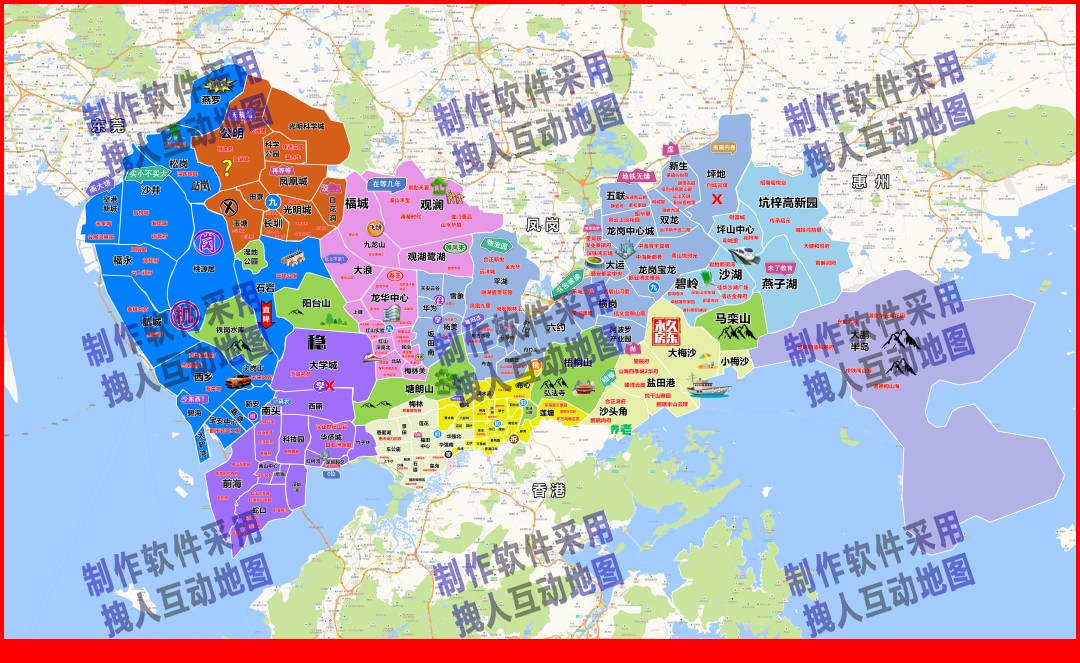 深圳市图片版本房产直播地图
